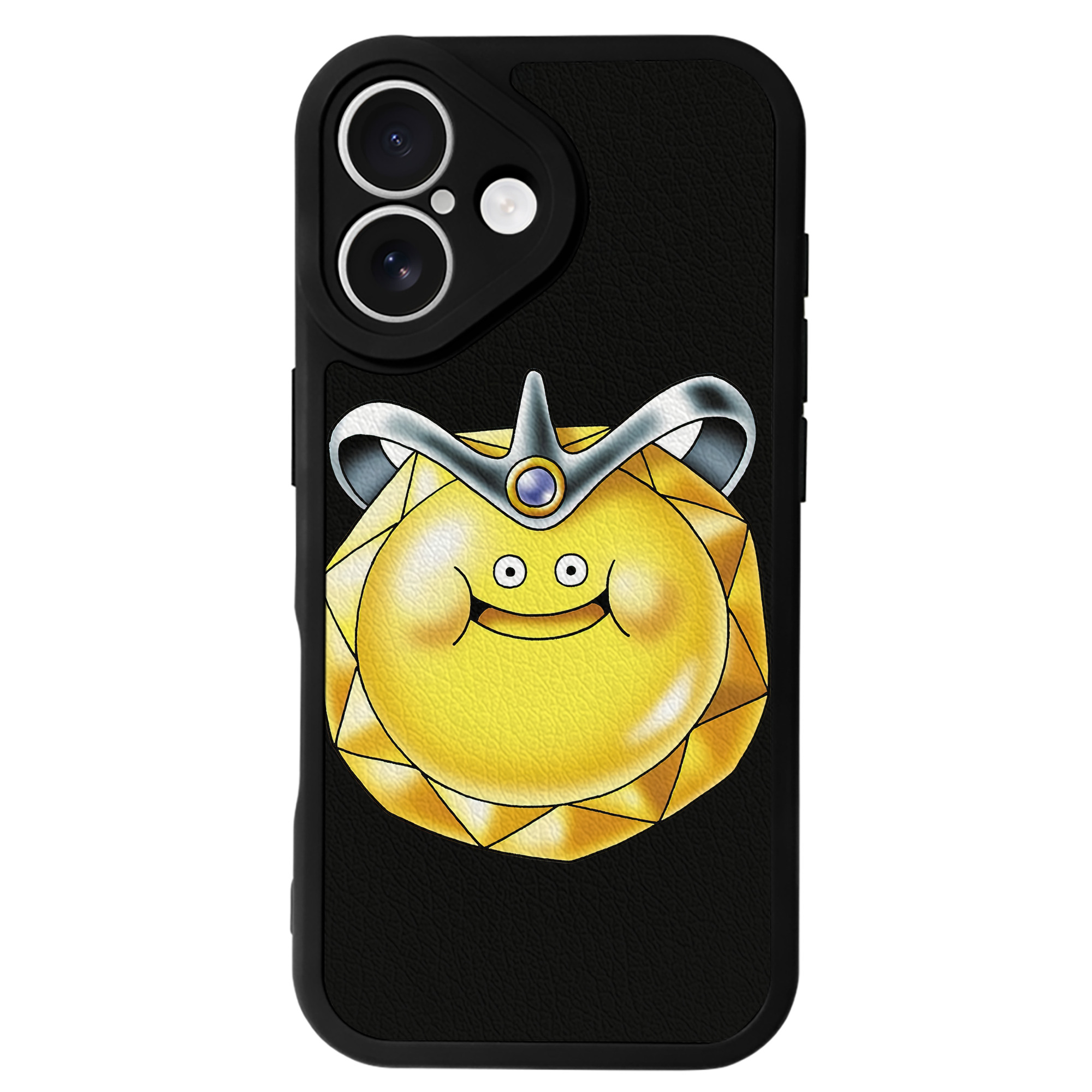 （画像用） ドラゴンクエスト Doragon Kuesuto Dragon Quest 【iPhone 16シリーズ対応】シリコンスマホケース（レザー調） 材質：シリコン